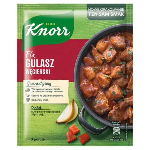Knorr Fix Gulasz Wegierski - Hungarian Gulasz Seasoning