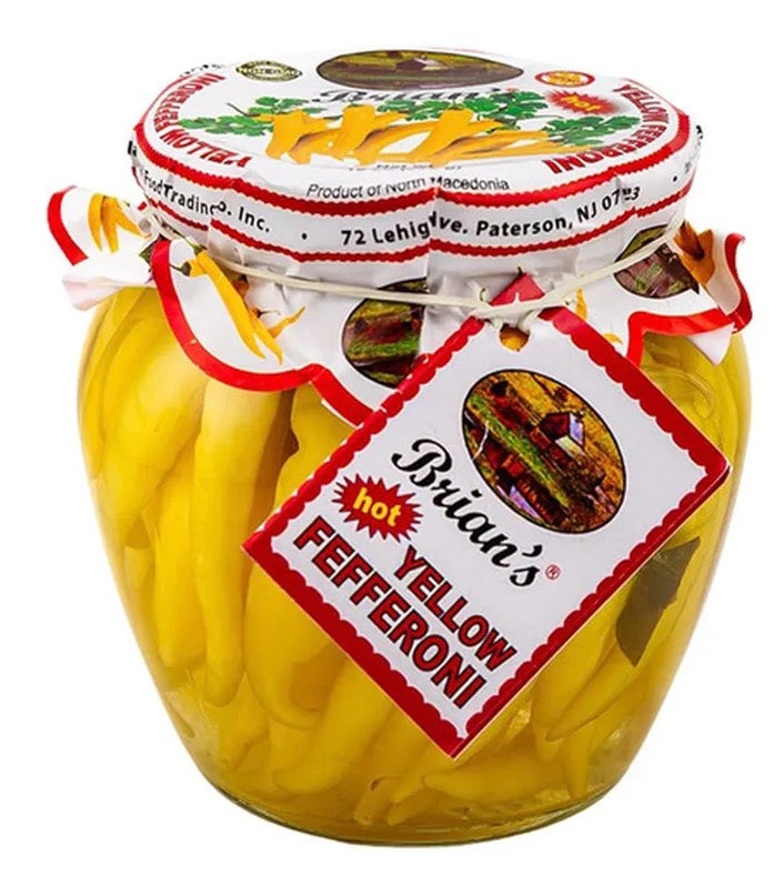 Brian’s Yellow Fefferoni Hot 550g