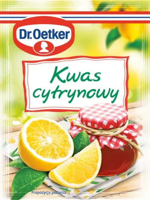 Dr. Oetker Citric Acid - Kwas Cytrynowy (20g)