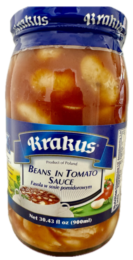 Krakus Fasola w Sosie Pomidorowym - Beans in Tomato Sauce