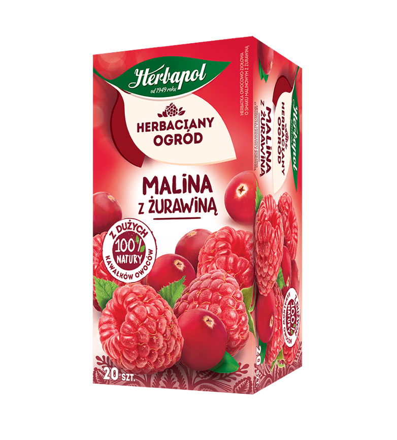 Herbapol Malina z Zurawina - Raspberry with Cranberry fruit Herbal Tea
