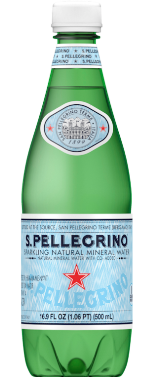 S.Pellegrino Sparkling Natural Mineral Water, 16.9 Fl Oz
