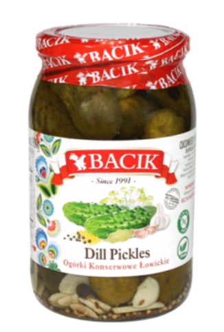 Bacik Prawdziwe Ogorki Konserwowe - Polish Dill Pickles