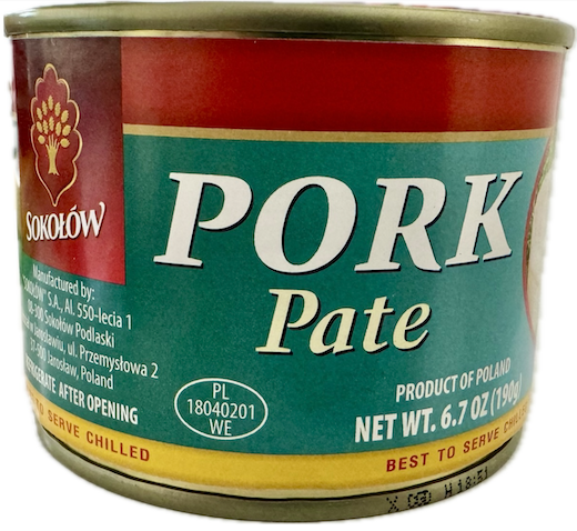 Sokolow Pasztet Staropolski - Old Country Pork Pate 190g