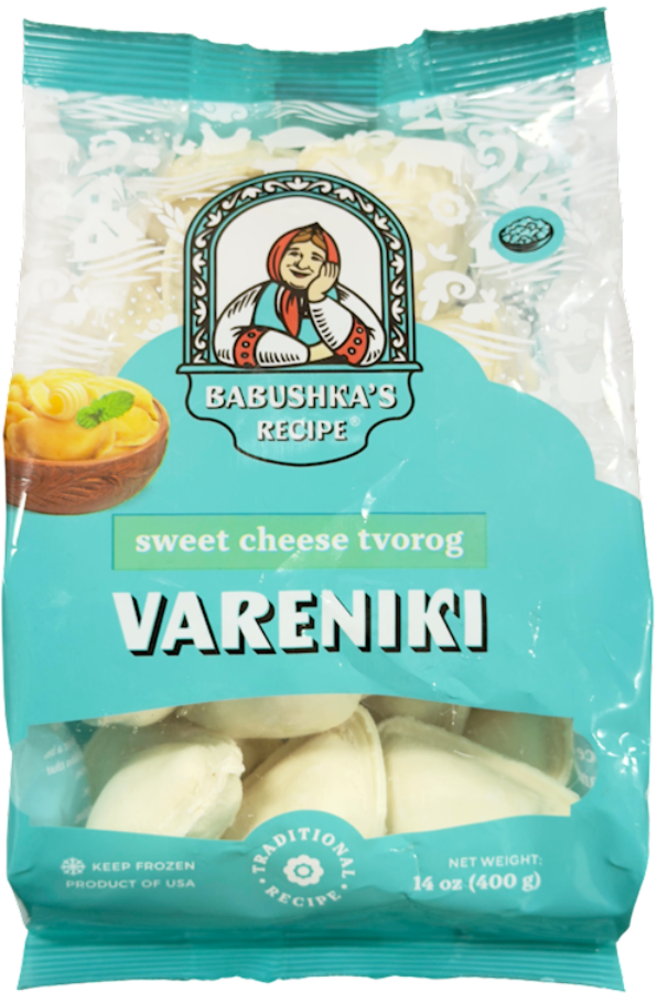 Babushkas Recipe Sweet Cheese Tvorog Vareniki - Vareniki W/Sweet Farmer Cheese 400Gr Babushka's Recipe