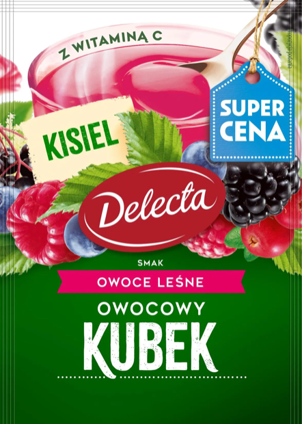 Delecta Kisiel Owocow Lesnych - Delecta fruit mug forest fruit