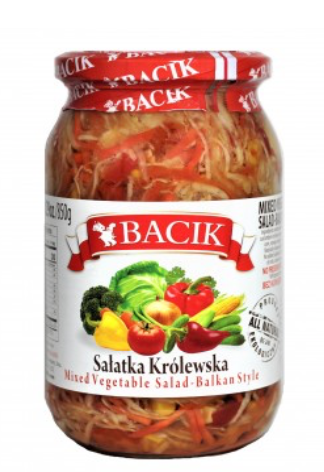 Bacik Mixed Vegetable Salad Balkan Style - Salatka Krolewska 850g
