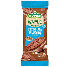 Kupiec wafle Ryzowe z Czekolada Mleczna 60g
