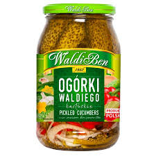 Waldi Ben Pickled Cucumbers with onion and paprika- Ogorki Waldiego