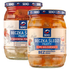 Seko Beczka Śledzi Filety Po Kaszubsku 550g