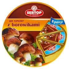 Sertop Tychy Ser Topiony z Borowikami 8pcs - Cheese Spread with Mushrooms
