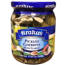 Krakus Pickled Gherkins With Garlic 500g