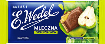 E. Wedel Mleczna Gruszkowa 100g - Milk Chocolate with Pear Filling