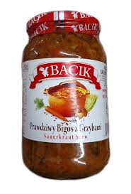 Bacik Bigos z Grzybami - Sauerkraut Stew with Mushrooms