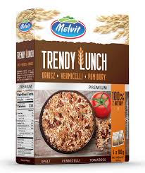 Melvit Trendy Lunch Orkisz Vermicelli Pomidory - Spelt Vermicelli Tomatoes 400g