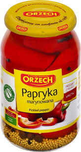 Orzech Papryka Marynowana - Pickled Red Peppers