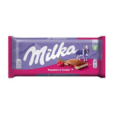 Milka Alpine Milk Raspberry Cream- Krem Malinowy