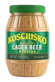 Kosciusko Spicy Brown Beer Mustard 255g