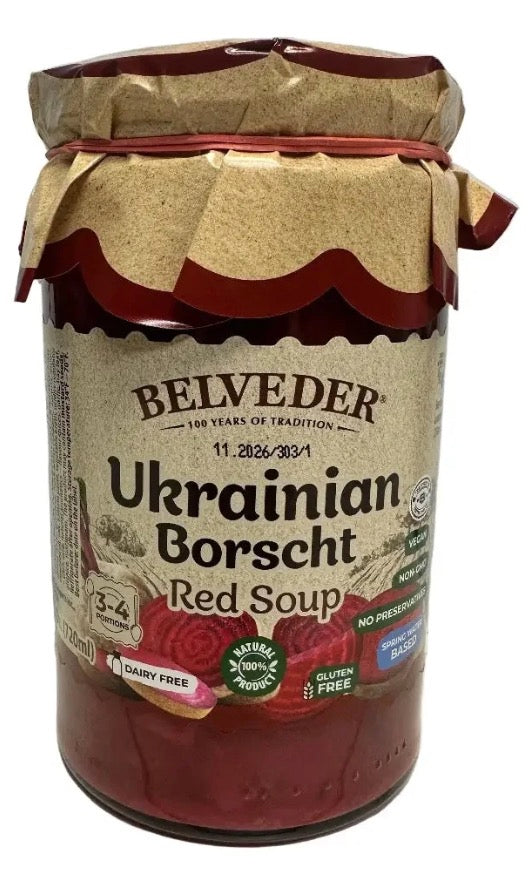 Belveder Ukrainian Borscht Soup 24oz