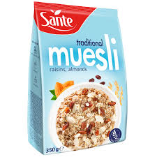 Sante Traditional Muesli Raisins and Almonds 350g