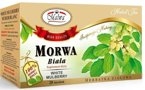 Malwa Herbata Morwa Biala - White Mulberry Tea