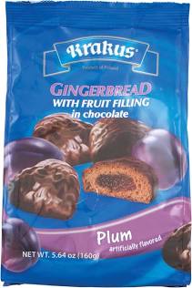 Krakus Gingerbread with Plum filling in Chocolate