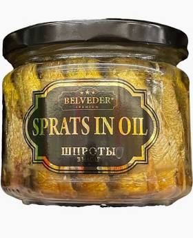 Belveder Sprats in Oil - Wedzone Szproty w oleju 250g