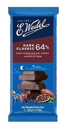 E. Wedel Dark Classic 64% - Dark Chocolate