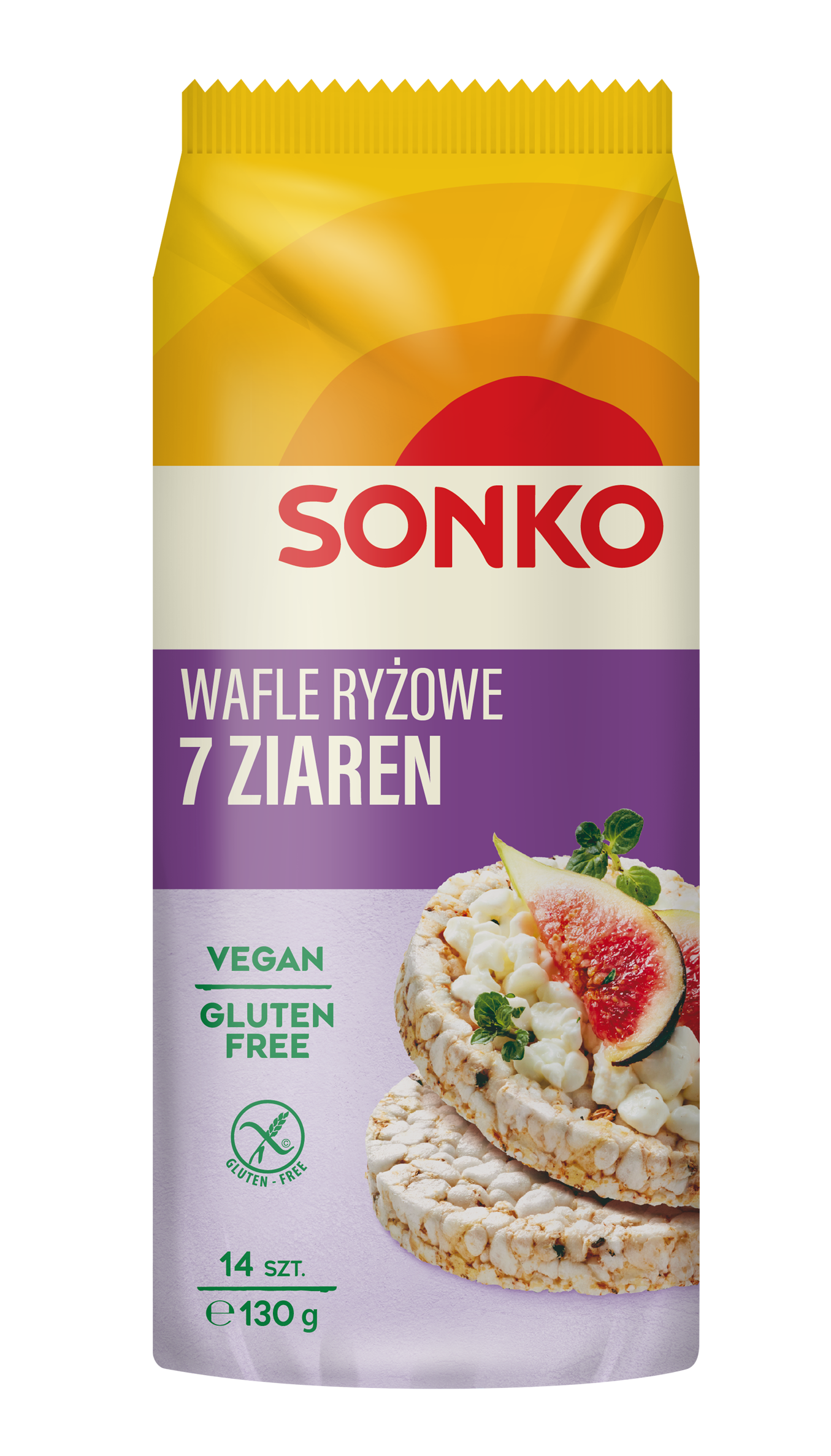 Sonko Rice cakes 7 grains - Sonko Wafle ryżowe 7 ziaren