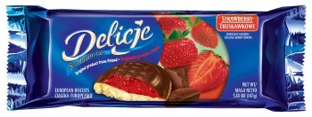 Mondelez Delicje Strawberry EUROPEAN BISCUITS