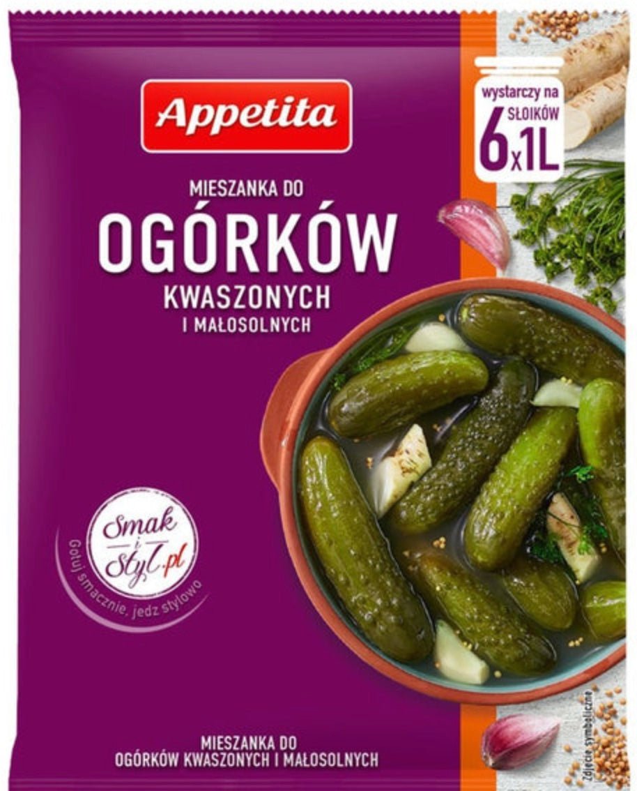 Appetit Dill Pickles Seasoning - Mieszanka do ogorkow malosolnych 40g - Eurodeli2Go