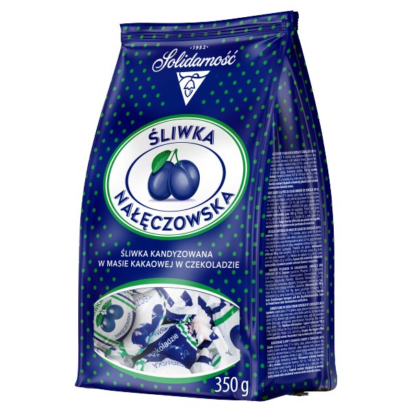 Solidarnosc Candied Plums in Dark Chocolate - Eurodeli2Go
