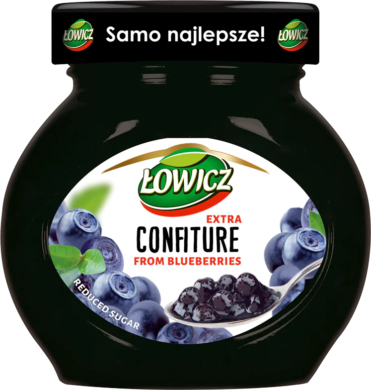 Lowicz confiture blueberries 240g