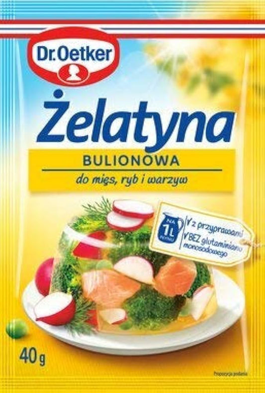 Dr. Oetker Zelatyna Bulionowa Do Mies Ryb I Warzyw - Broth Gelatin