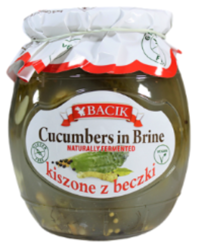 BACIK OGÓRKI KISZONE CUCUMBERS IN BRINE