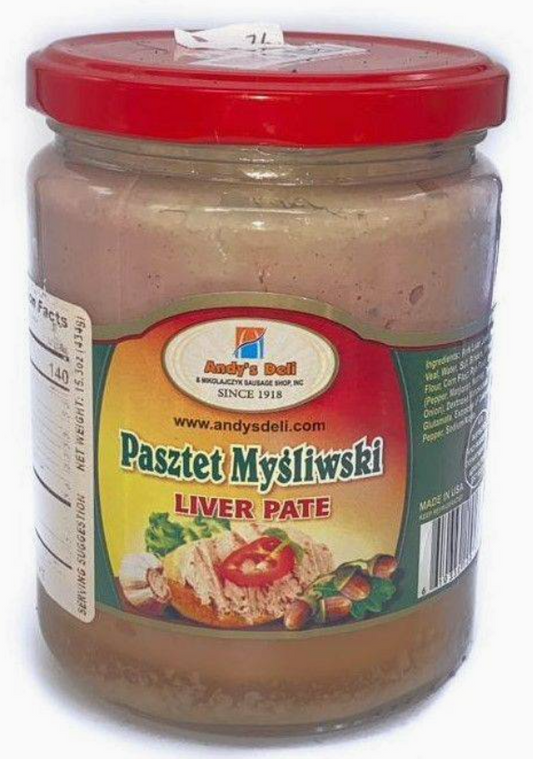Andy'S Deli Pasztet Myśliwski Liver Pate 434g