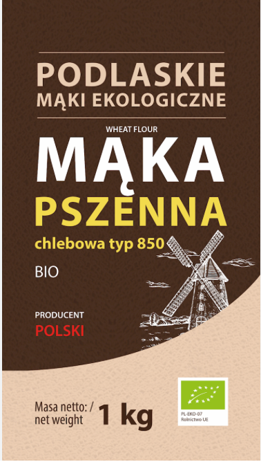 PODLASKIE MAKI EKOLOGICZNE MĄKA PSZENNA CHLEBOWA 