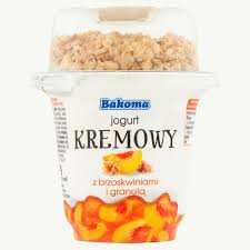 Bakoma Jogurt z Granola I Brzoskwiniowy - Peach Yogurt