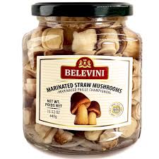 Belevini Marinated Straw Mushrooms 440 g