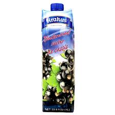 Krakus Nektar Czarna Porzeczka - Blackcurrant Nectar 1L