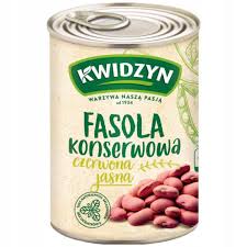 Kwidzyn Red Beans Fasola Czerwona Konserwowa 400g