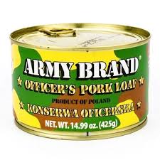 Square Army Brand Poark Loaf - Konserwa Oficerska 425g