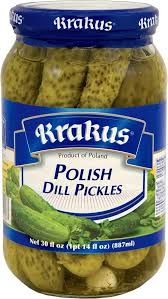 Krakus Polish Dill Pickles (887g) Product of Poland