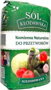 Sol Klodowska Kamienna Naturalna Do Przetworów Niejodowana 1 kg