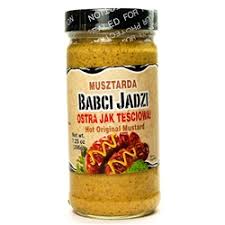 Babci Jadzi Musztarda - Hot Original Mustard - Ostra Jak Tesciowa 206g