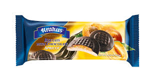 Krakus Biscuit With Chocolate Apricot 135g