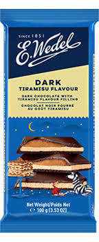 E. Wedel Dark Chocolate with Tiramisu Filling