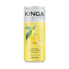 Kinga Sparkling Lemon - Sparkling Water Drink with Juice 250ml