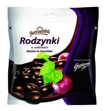 Jutrzenka Rodzynki w Czekoladzie - Raisins in Dark Chocolate 80g