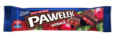 E. Wedel Pawelek Wisnia - Dark Chocolate bar with Cherry Filling